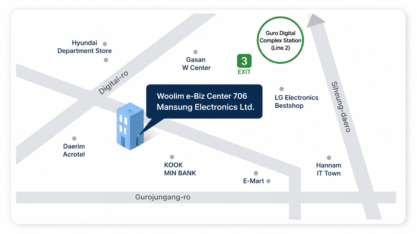 Seoul Office Map